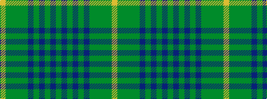 idealised woven sample of pattern GBGBGBGGGGY