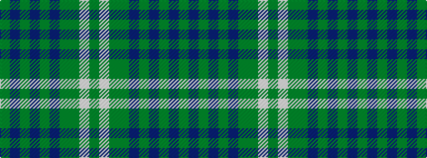 idealised woven sample of pattern GBGBGBGGWG