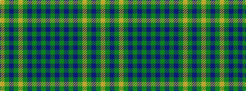 idealised woven sample of pattern GBGBGBGYGBGY