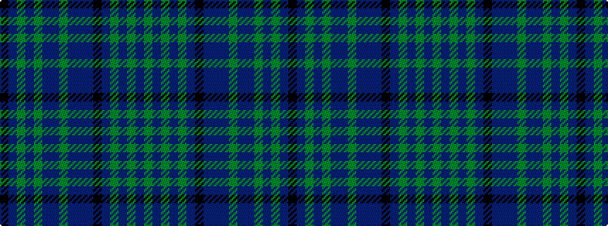 idealised woven sample of pattern GBGBGBKBBBGBBGBGBK