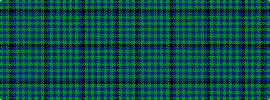 idealised woven sample of pattern GBGBGBKGBGBGBGBGBKGBG