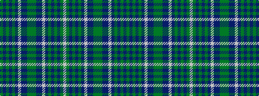 idealised woven sample of pattern GBGBGBWBBGGGBBWBGBGBGW