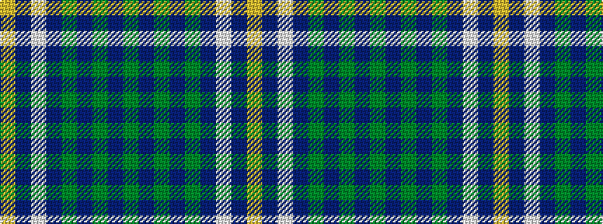 idealised woven sample of pattern GBGBGBWBY