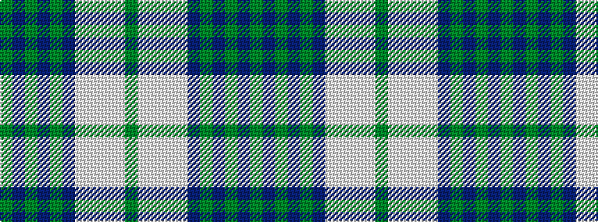idealised woven sample of pattern GBGBGBWWWWG