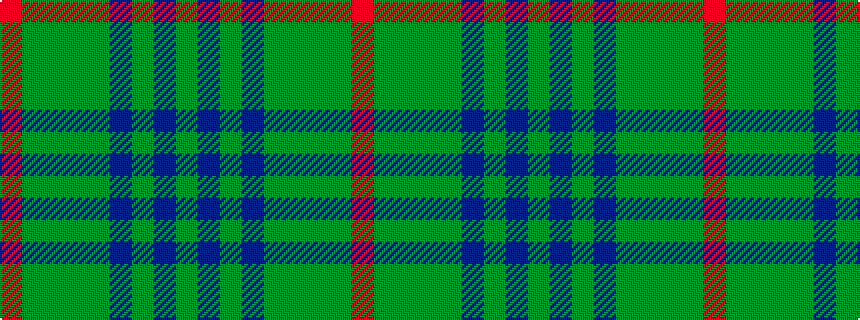 idealised woven sample of pattern GBGBGGGGR