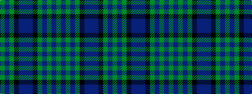 idealised woven sample of pattern GBGBGKBBBKGBG