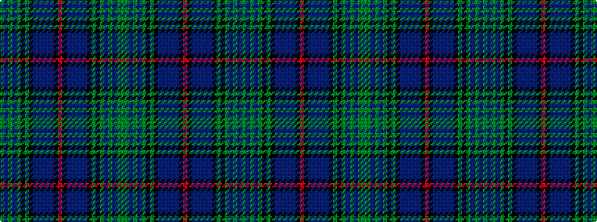 idealised woven sample of pattern GBGBGKGKBBBBBKRKBBBBBKGKGBGBGG