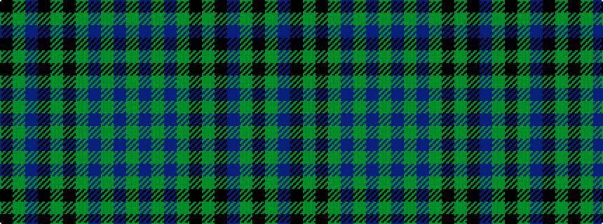 idealised woven sample of pattern GBGBGKGKBGK