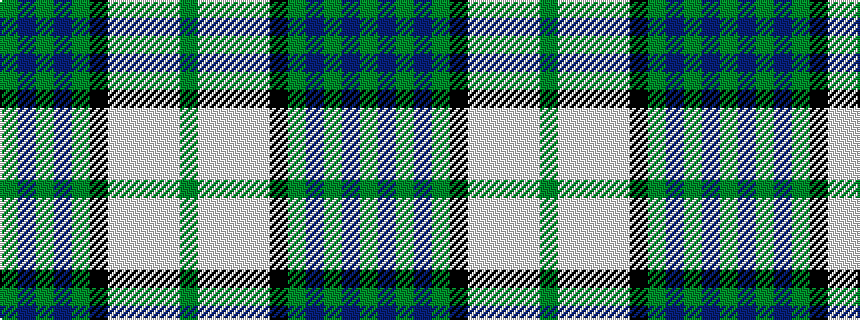 idealised woven sample of pattern GBGBGKWWWWG