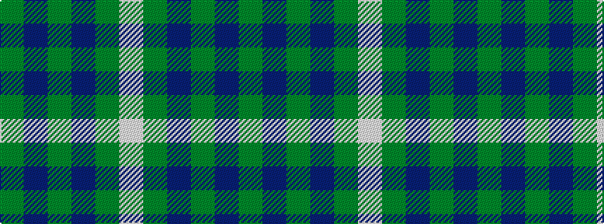 idealised woven sample of pattern GBGBGW