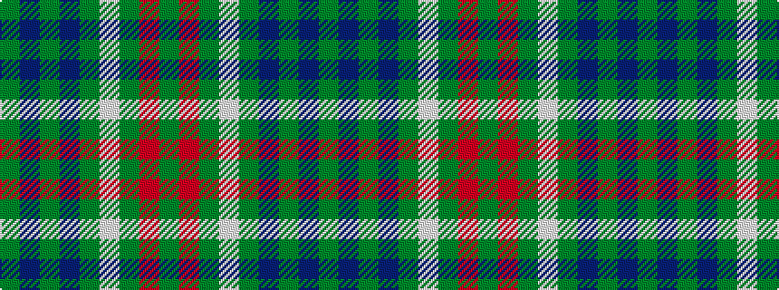 idealised woven sample of pattern GBGBGWGRG