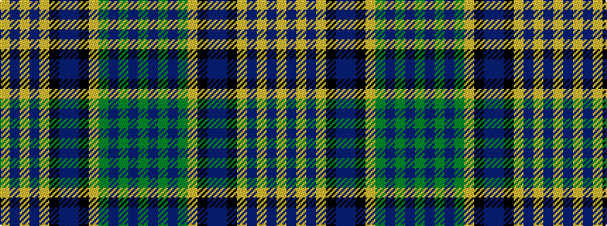 idealised woven sample of pattern GBGBGYKBBKYBYBY