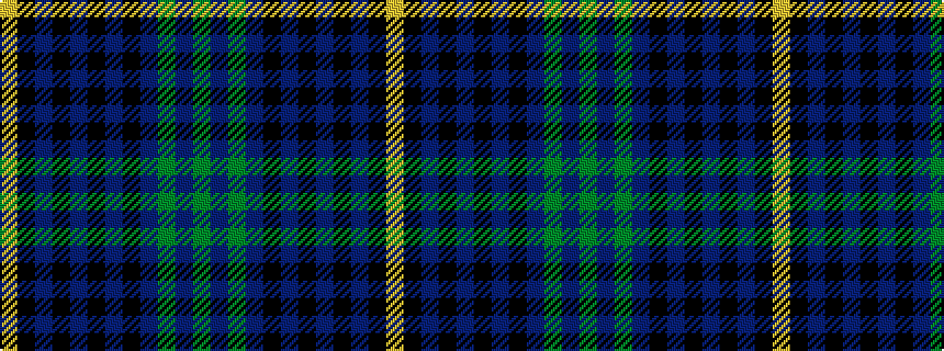 idealised woven sample of pattern GBGBKBKBKBKY