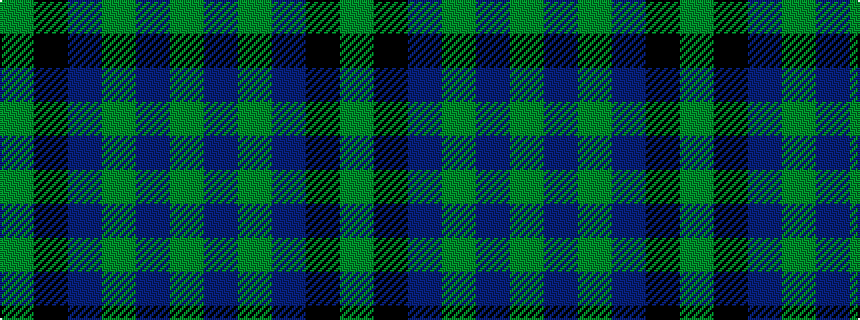 idealised woven sample of pattern GBGBKG