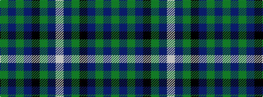idealised woven sample of pattern GBGBKGBW