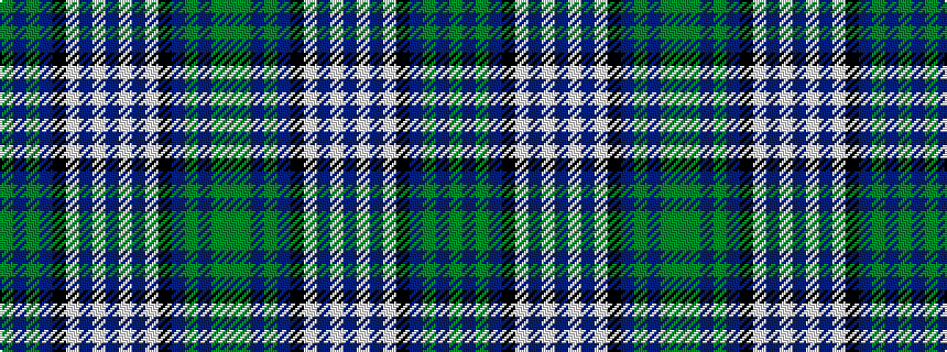 idealised woven sample of pattern GBGBKWBWBWBWKBGBGG