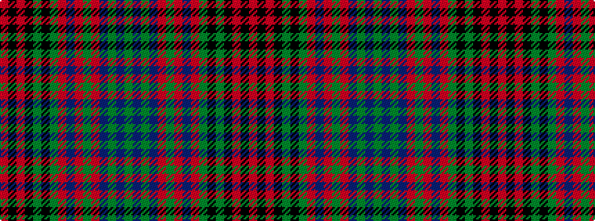 idealised woven sample of pattern GBGBRGRBRGKGKRKR