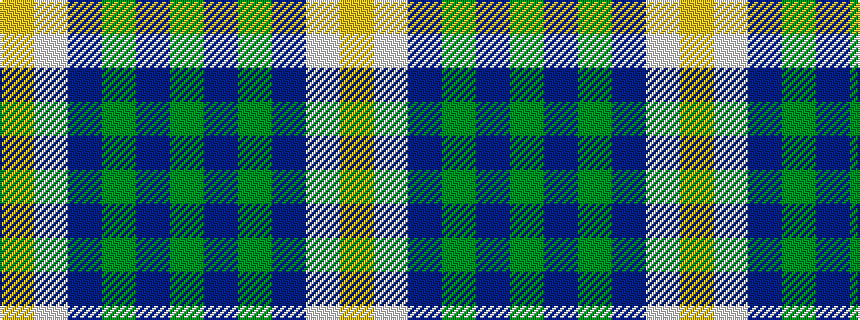 idealised woven sample of pattern GBGBWY