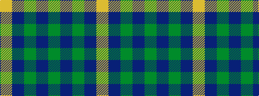 idealised woven sample of pattern GBGBY