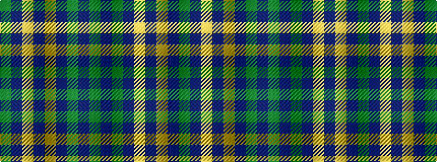 idealised woven sample of pattern GBGBYBYBG