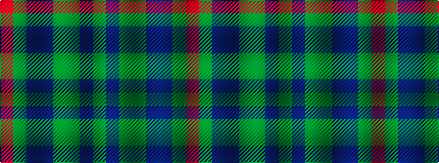 idealised woven sample of pattern GBGGBBGR