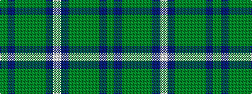 idealised woven sample of pattern GBGGGGBW