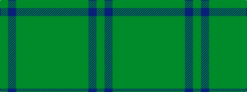 idealised woven sample of pattern GBGGGGG