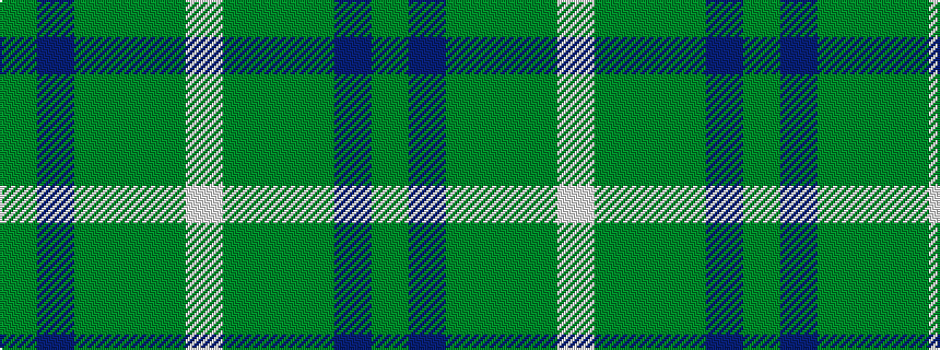 idealised woven sample of pattern GBGGGW