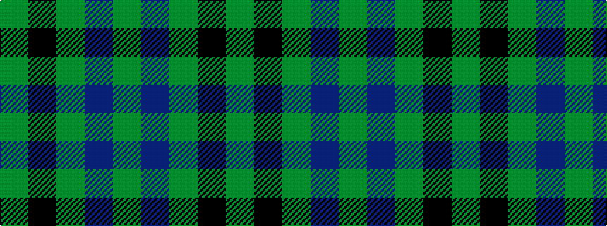 idealised woven sample of pattern GBGKG