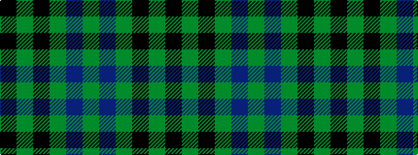 idealised woven sample of pattern GBGKGK