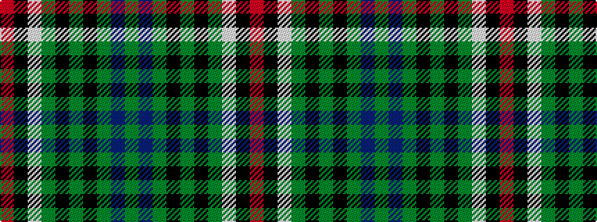 idealised woven sample of pattern GBGKGKGWKR