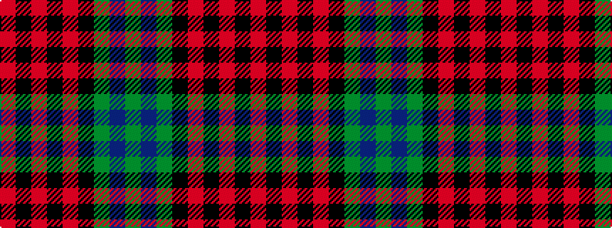idealised woven sample of pattern GBGKRKRKR