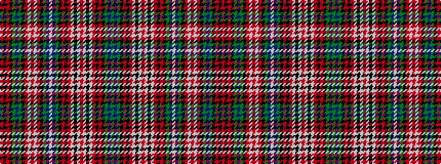 idealised woven sample of pattern GBGKRKRWKWRWKWRKRKGBWBGKRWRWRKGBGKRKR