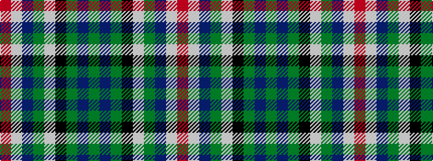 idealised woven sample of pattern GBGKWGBWR