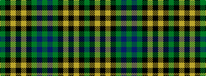 idealised woven sample of pattern GBGKYKYKG