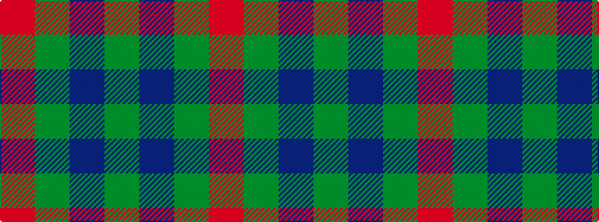 idealised woven sample of pattern GBGR