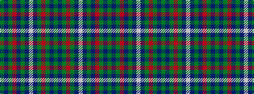 idealised woven sample of pattern GBGRBGBWBGRGBG
