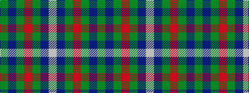 idealised woven sample of pattern GBGRGBW