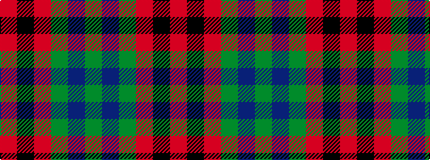 idealised woven sample of pattern GBGRKR