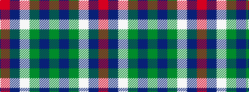 idealised woven sample of pattern GBGWBR