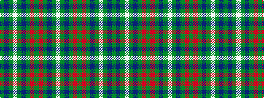 idealised woven sample of pattern GBGWGBGRGRGBGW
