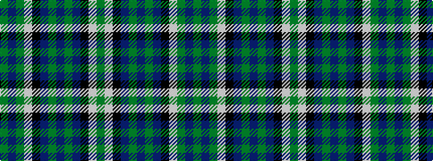 idealised woven sample of pattern GBGWKBGBGBKWG