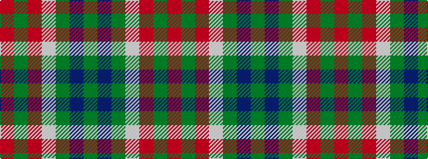 idealised woven sample of pattern GBGWRGR