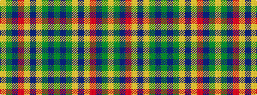 idealised woven sample of pattern GBGYBYRBGY