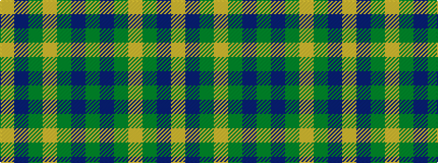 idealised woven sample of pattern GBGYGBY