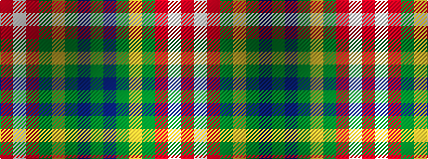 idealised woven sample of pattern GBGYGRWR