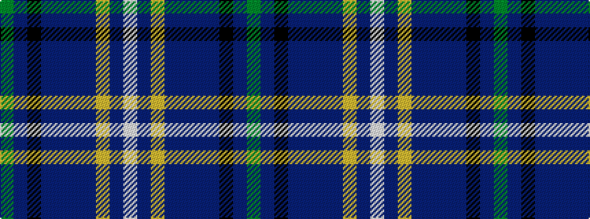 idealised woven sample of pattern GBKBBBBYBW