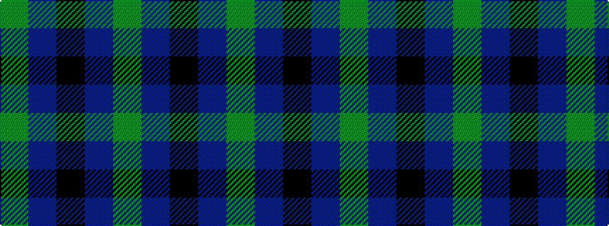 idealised woven sample of pattern GBKBG