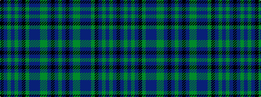 idealised woven sample of pattern GBKBGGBBBGKBGBGBK
