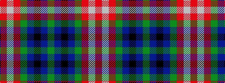idealised woven sample of pattern GBKBGRWR